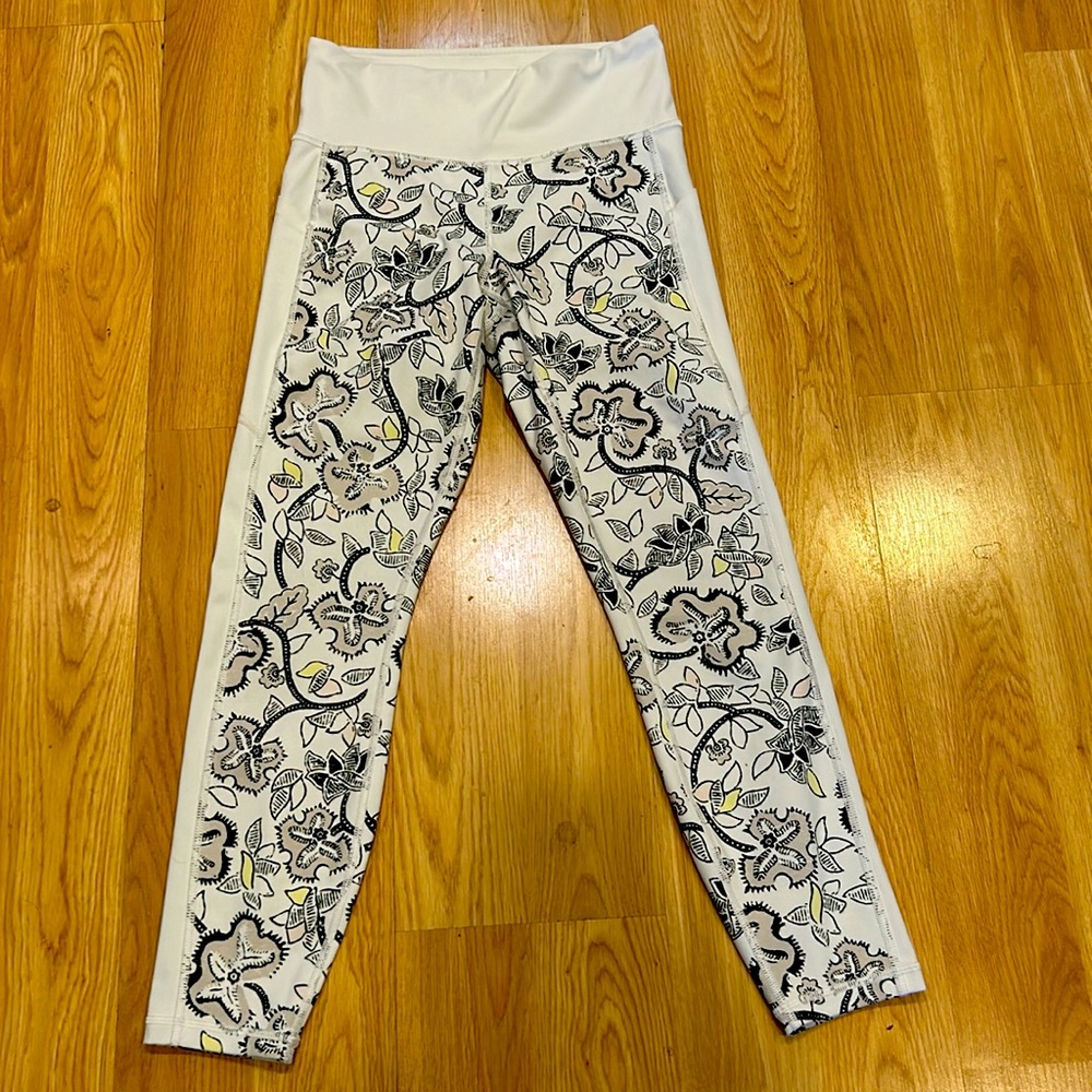 Athleta Leggings With Floral Print Size Small